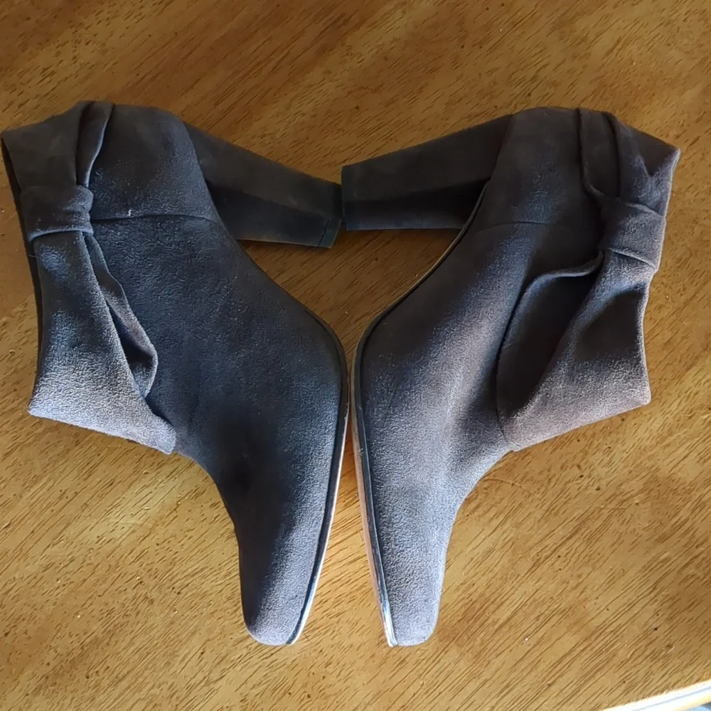 kate spade Brown Suede Ankle Booties